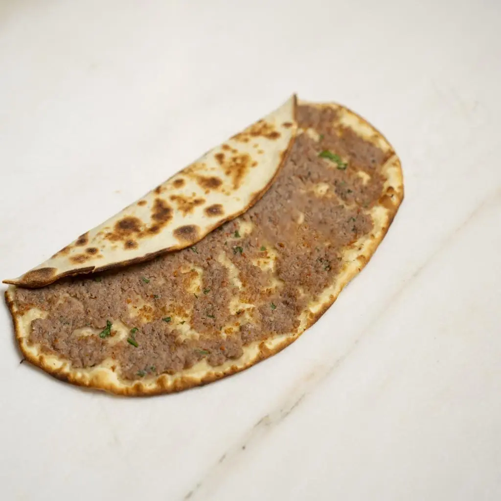 Meat with Dough Mankoushe